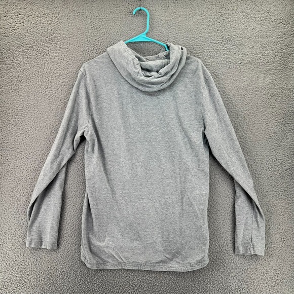 NIKE Hoodie Pullover Sweatshirt Men Large Gray Blue Tag Long Sleeve - Picture 2 of 15